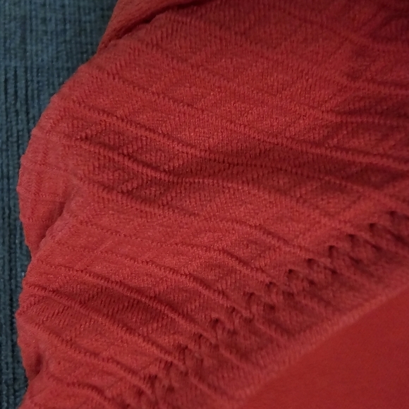 Nwt Jessica Simpson Scalloped Edge Red Bikini Top Sz Small - Picture 11 of 11